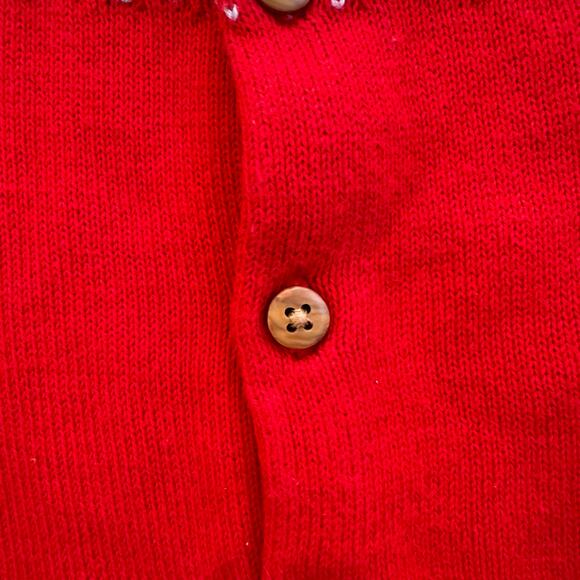 Janie + Jack Holiday Sweater Cardigan 12-18m - Picture 4 of 7